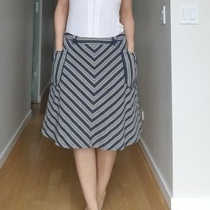 Veromoda gosha blue grey skirt 31w size 40